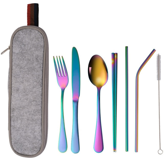 Oni Flatware 8 PC Travel Set