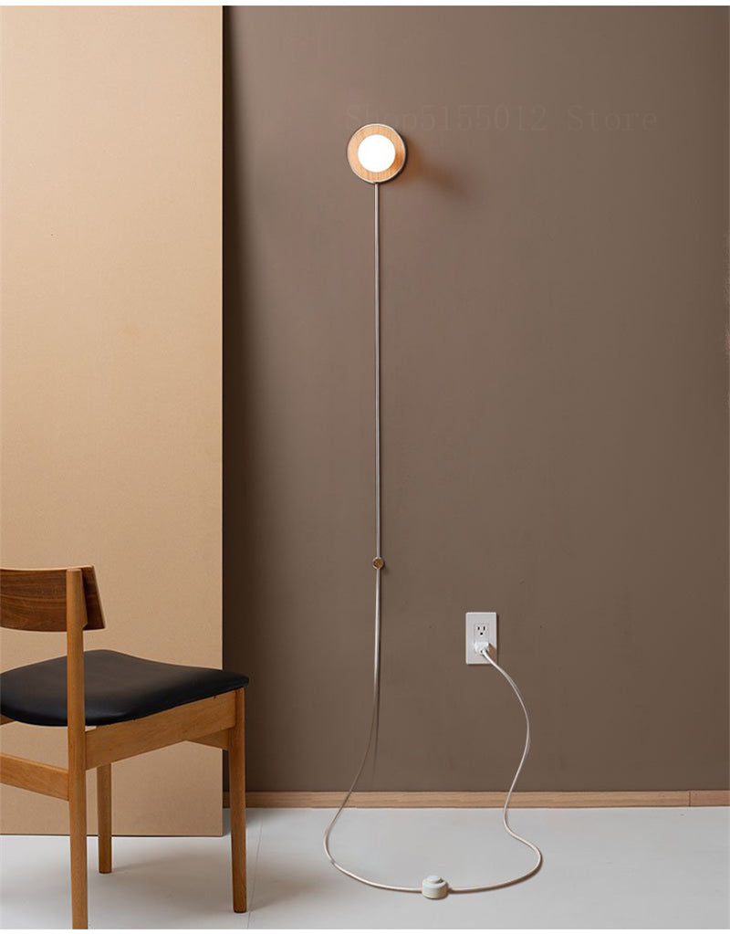 Round Wall Mounted Plug Switch LED Lamp  