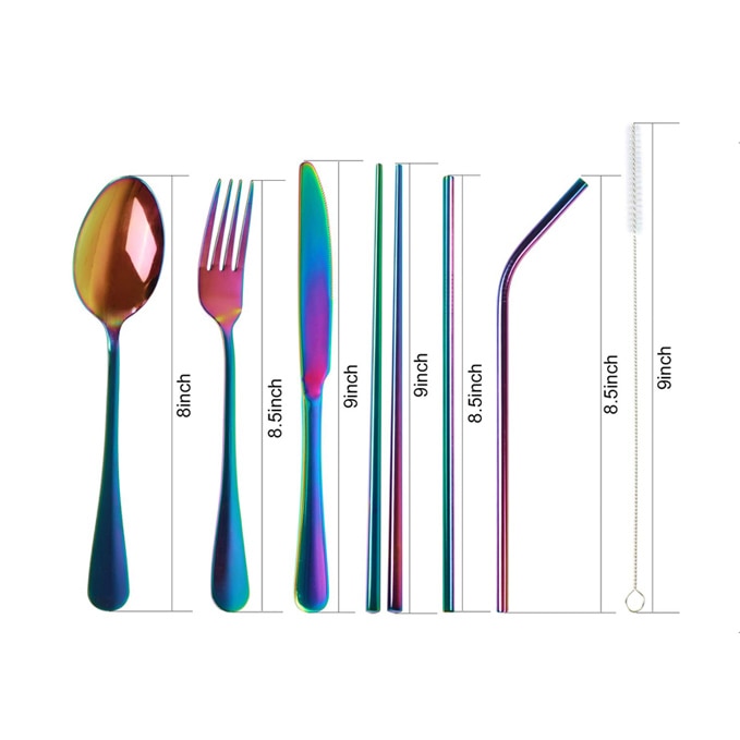 Oni Flatware 8 PC Travel Set