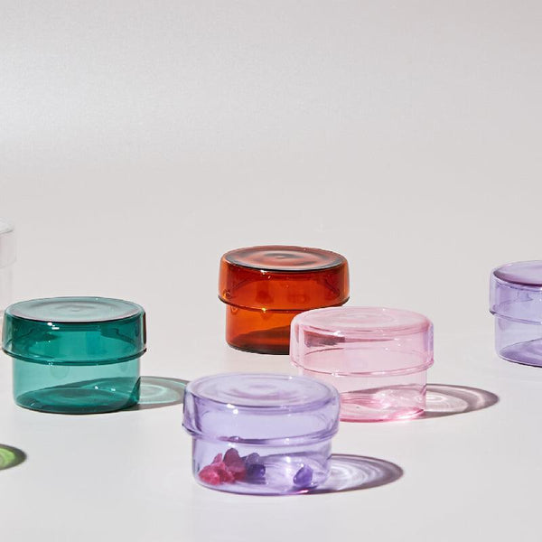 Glass Storage Jars in Candy Crush Decorative Accents