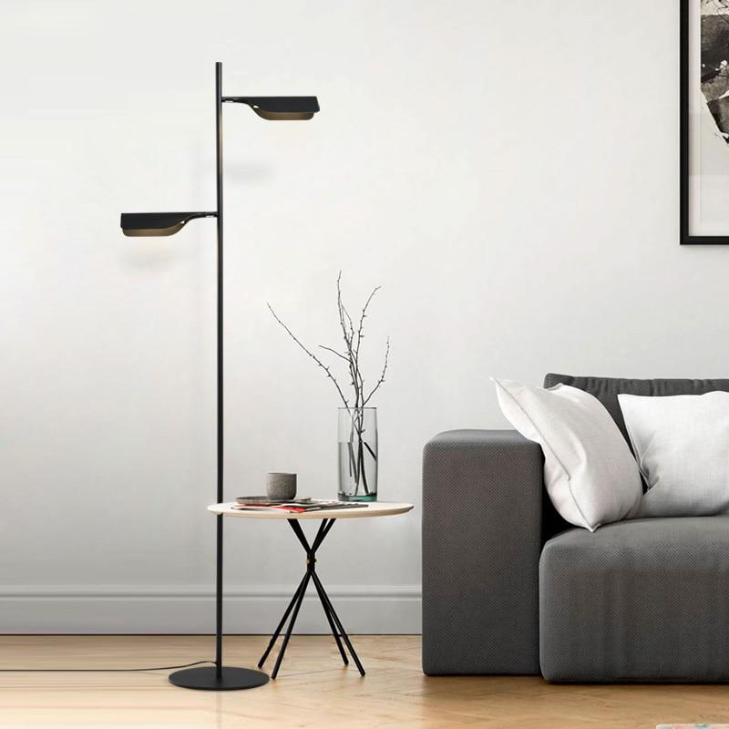 black metallic Post Modern floor lamp