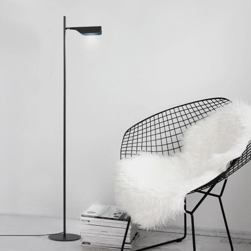 black metallic Post Modern floor lamp