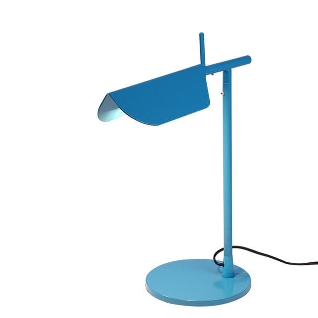 blue metallic Post Modern table lamp