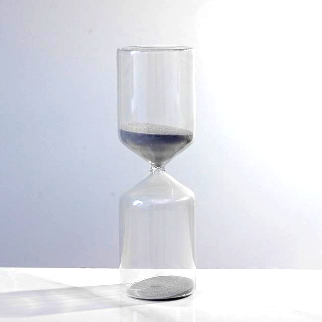 grey Sand Timer Hourglass cylinder