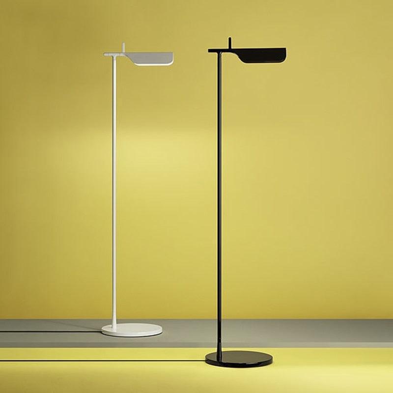 white black metallic Post Modern floor lamp